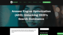 Answer Engine Optimization (AEO): Unlocking 2025’s Search Dominance